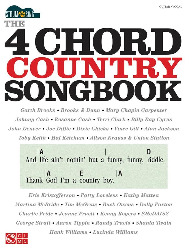 4 Chord Country Songbook: Strum & Sing